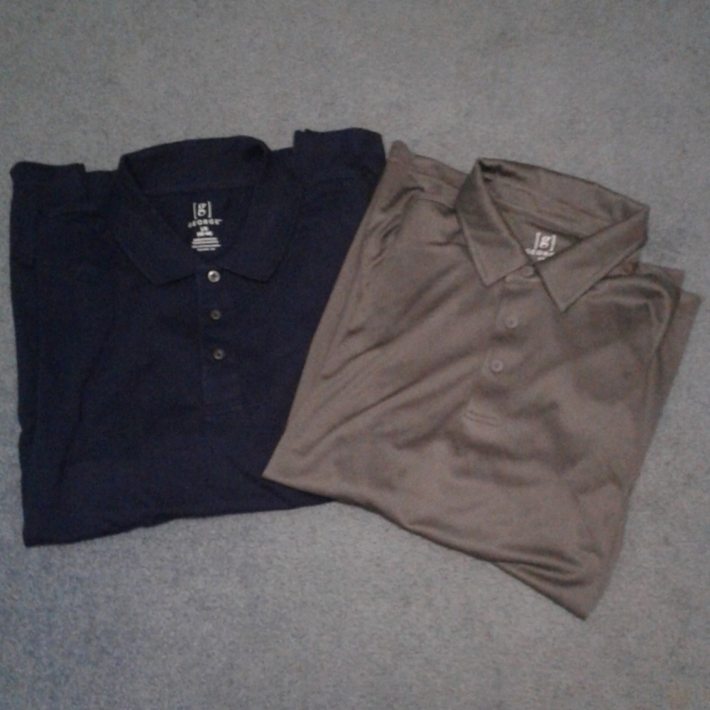 2 Men's collared shirts